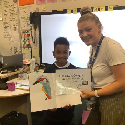 Young Artist in Kingfishers! - Curriculum Conqueror (September 2025)